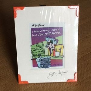 Vintage Maxine print still in plastic